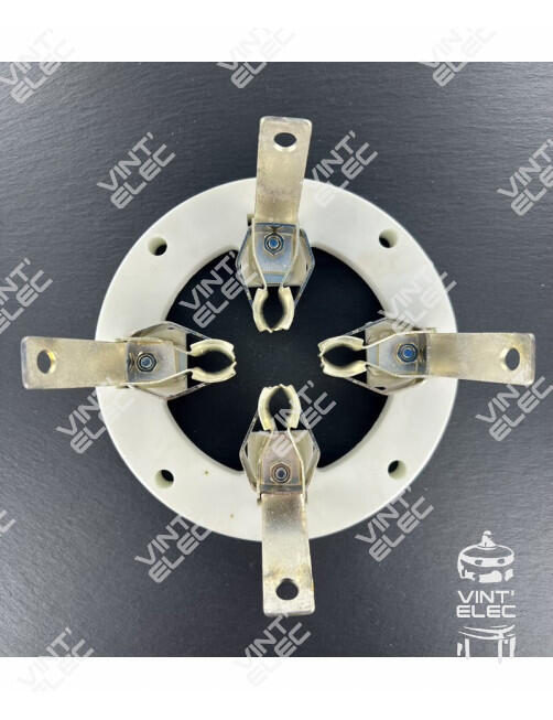 SUPPORT TUBE 4 BROCHES CERAMIQUE POUR TB5-2500 -  Preprod - Tubes...