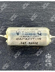 CONDENSATEUR VITAMIN Q 0.047MF 0.047UF 0.047µF 47NF 300V SPRAGUE - ...