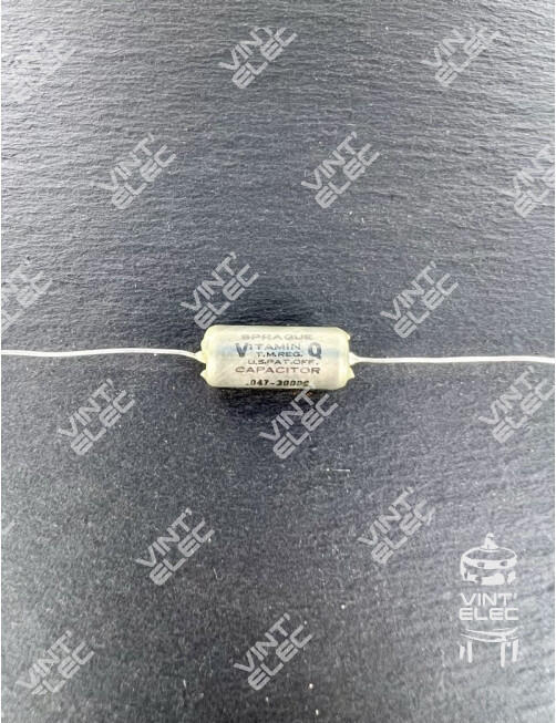 CONDENSATEUR VITAMIN Q 0.047MF 0.047UF 0.047µF 47NF 300V SPRAGUE - ...