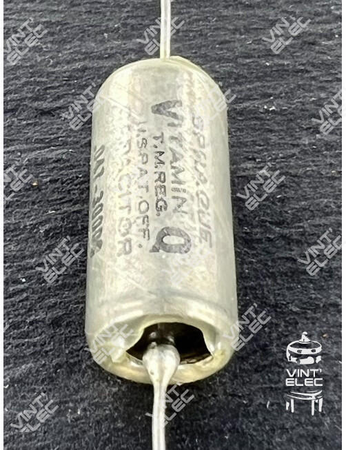 CONDENSATEUR VITAMIN Q 0.047MF 0.047UF 0.047µF 47NF 300V SPRAGUE - ...