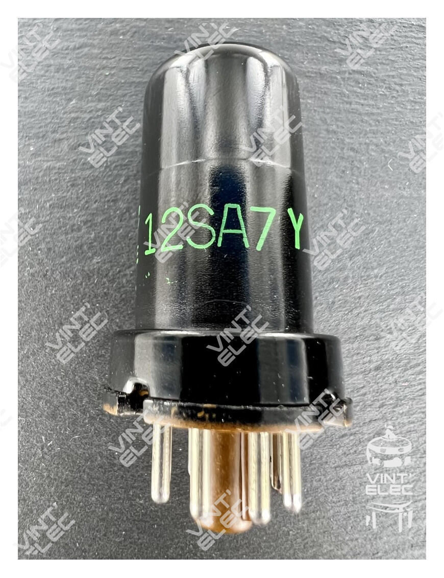 12SA7Y GENERAL ELECTRIC -  Preprod - Tubes électroniques vintage
