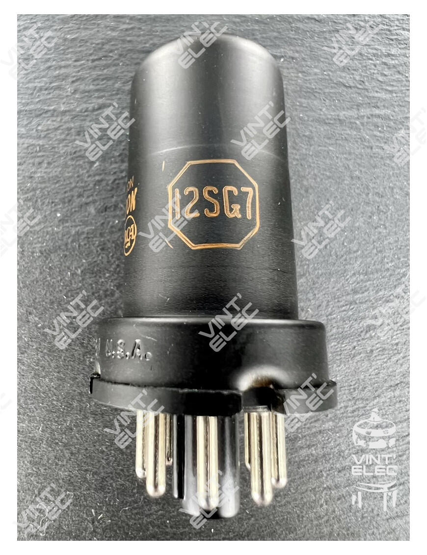12SG7 RCA -  Preprod - Tubes électroniques vintage