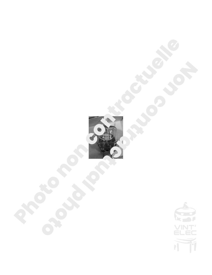 15R / CV934 / 4B30 / 8023 USA -  Preprod - Tubes électroniques vi...