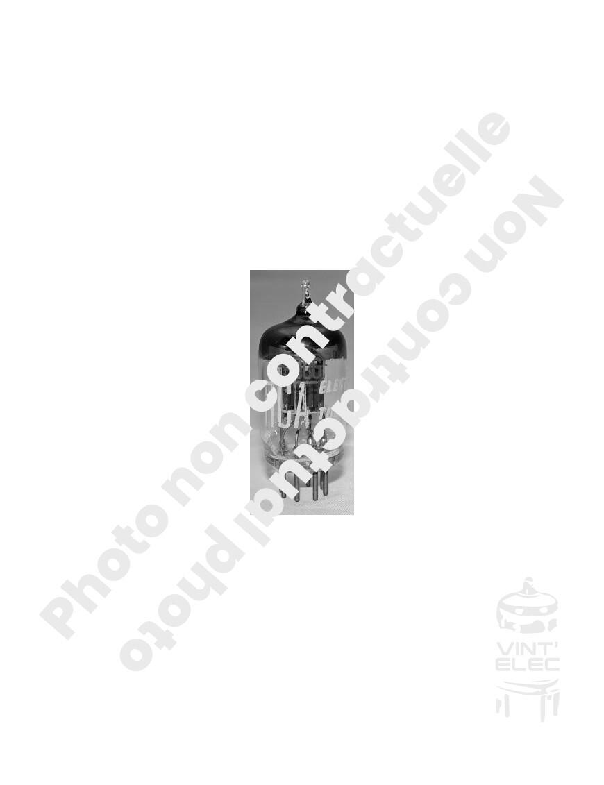 9006 / CV2769 -  Preprod - Tubes électroniques vintage