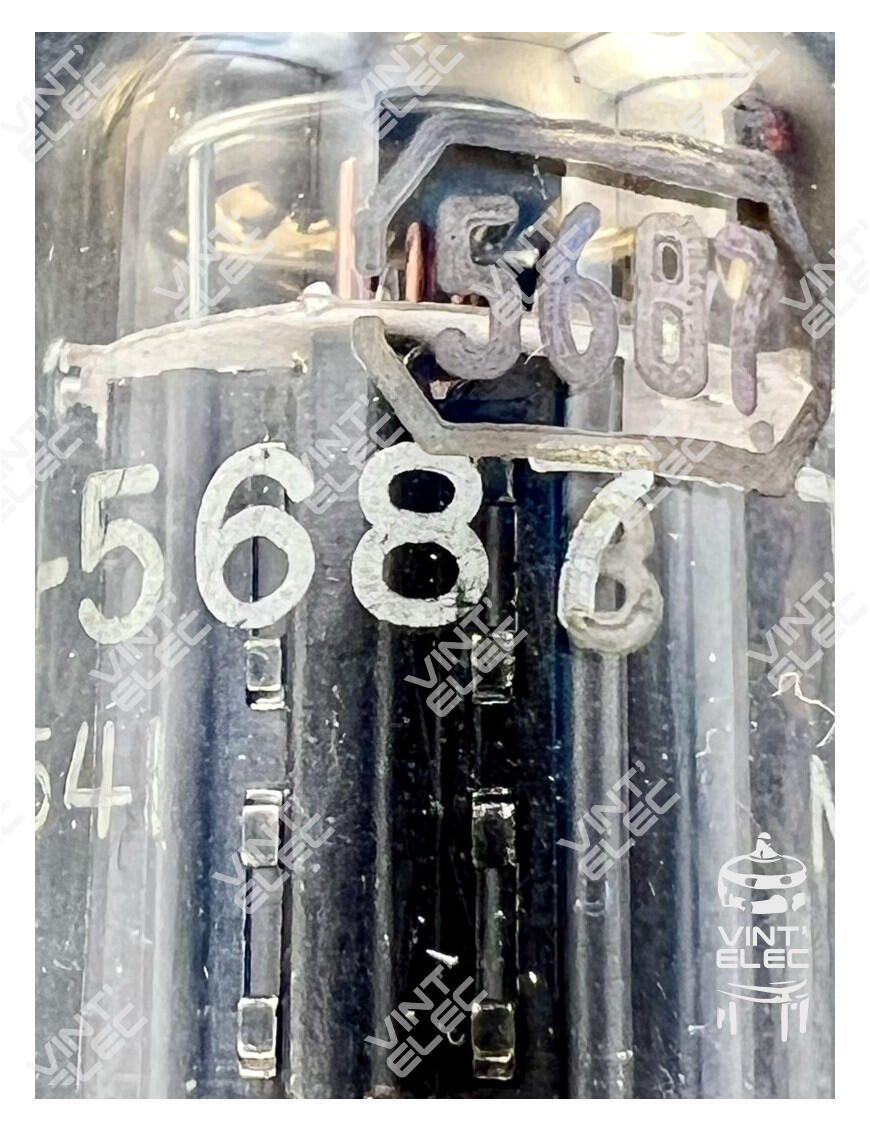 5687 TUNG-SOL -  Preprod - Tubes électroniques vintage