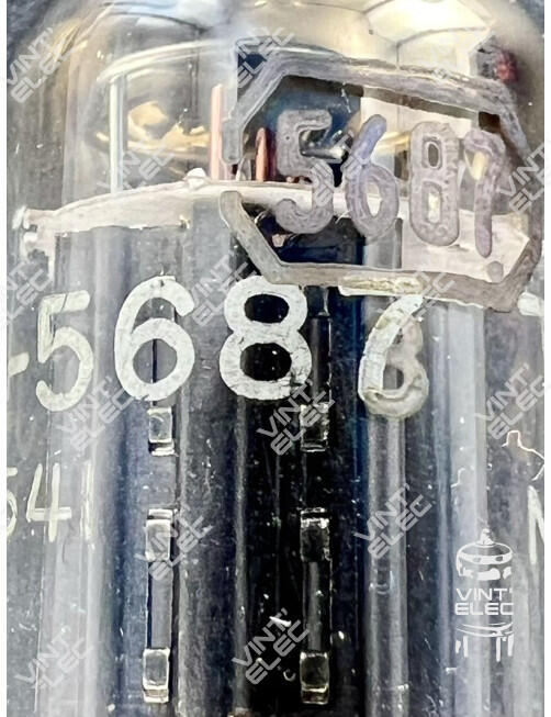 5687 TUNG-SOL -  Preprod - Tubes électroniques vintage