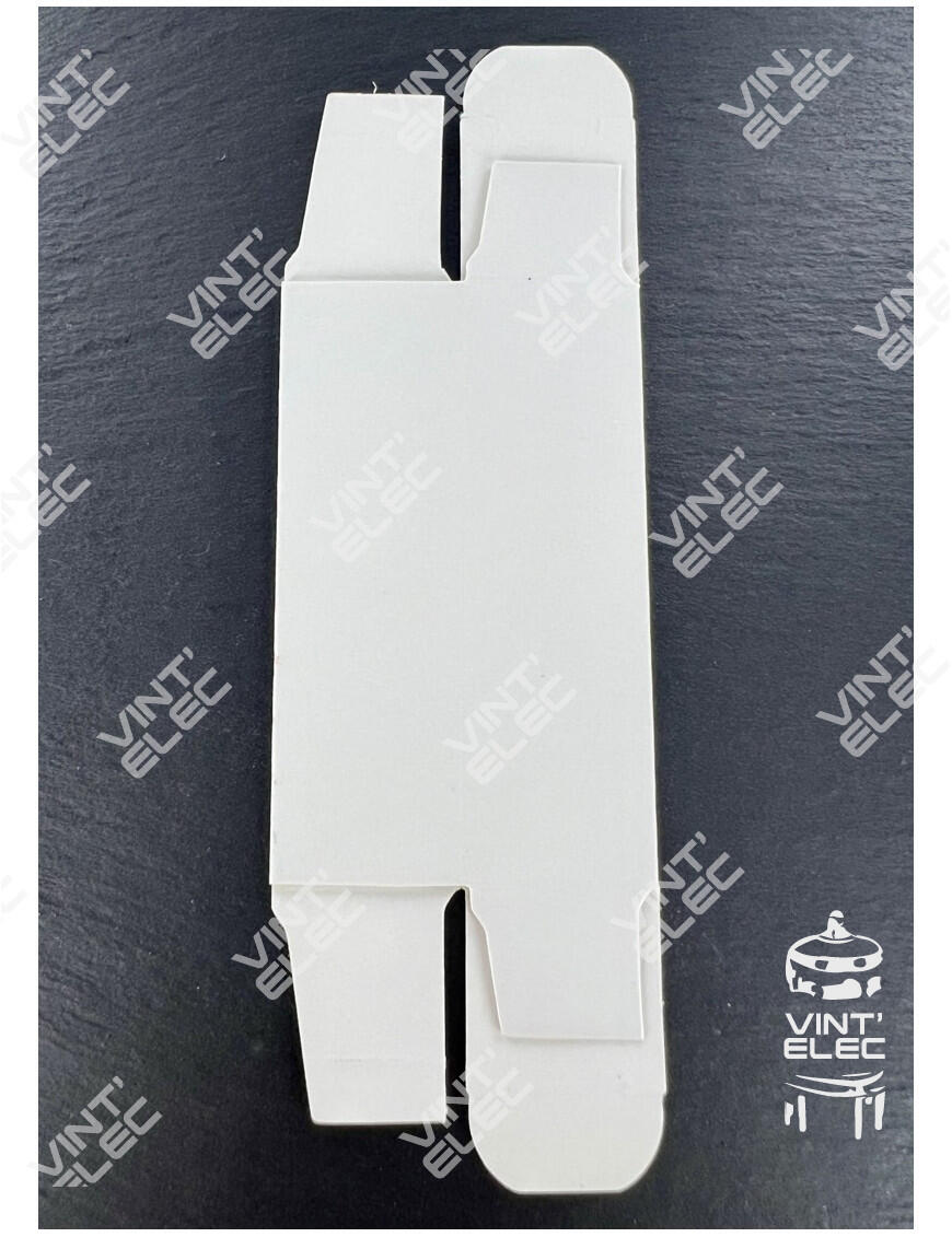 Boite de tube vide blanche 25x25x80mm Taille 1 -  Preprod - Tubes...
