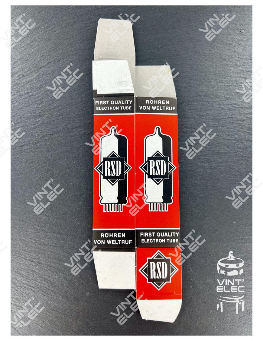 Boite de tube vide RSD 25x25x85mm Taille 1 -  Preprod - Tubes éle...