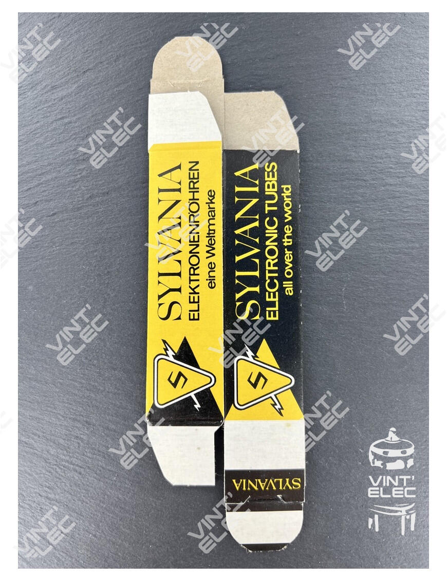 Boite de tube vide SYLVANIA 25x25x85mm Taille 1 -  Preprod - Tube...
